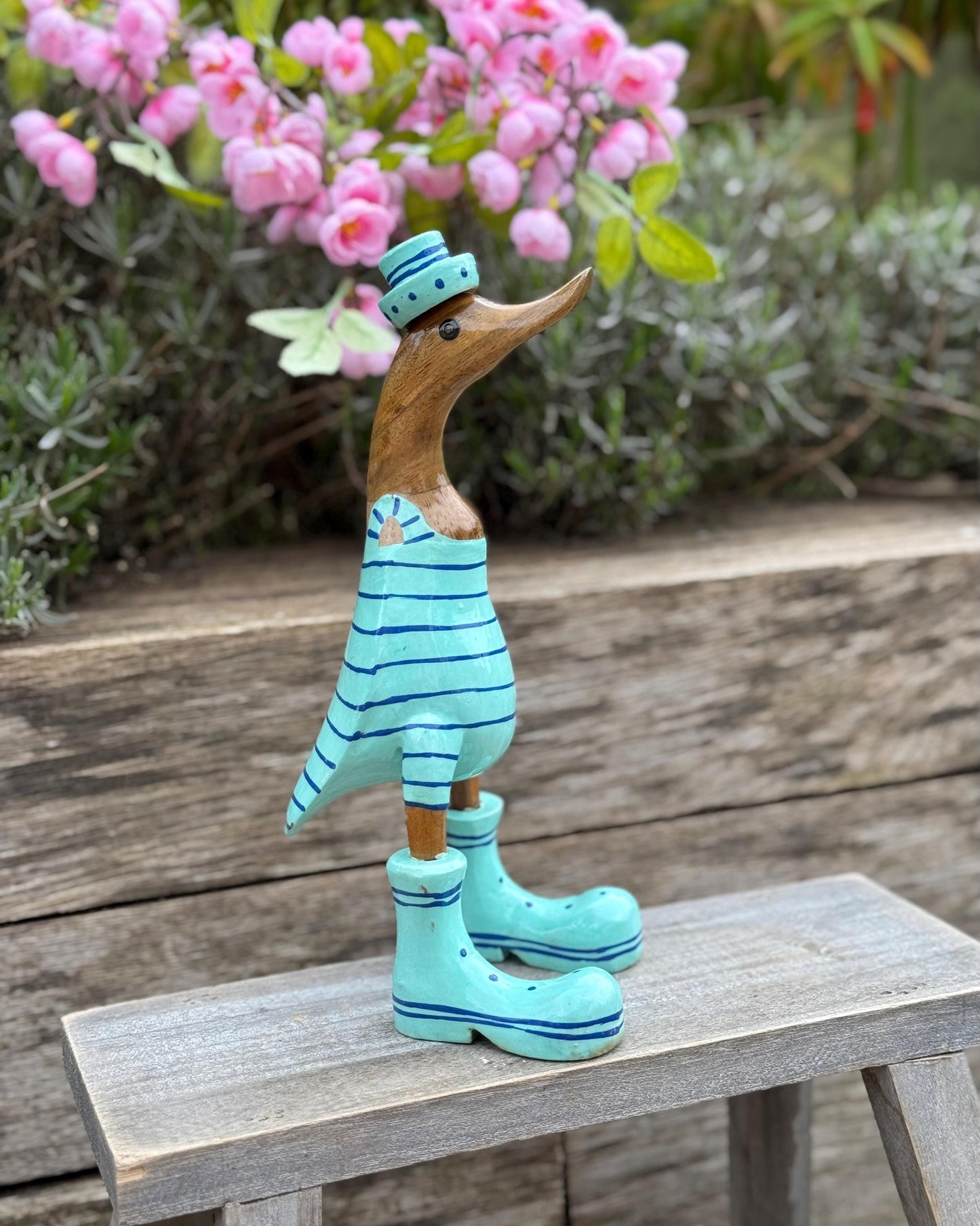 Hand-painted Beach Duck - Available in 4 Colours