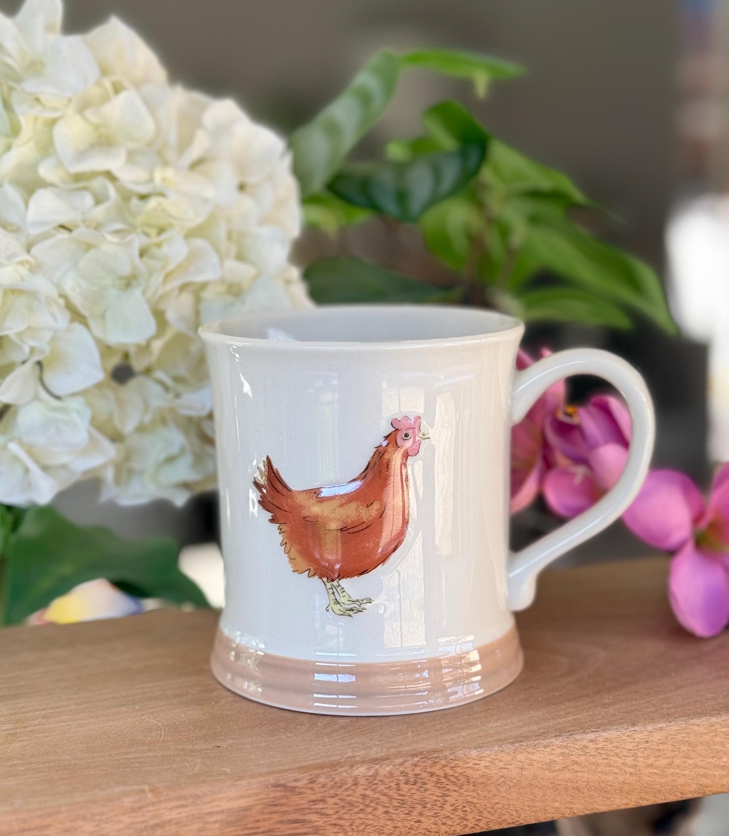 NEW Stoneware Embossed Mug - Horse, Hen, Cockerel, Duck, Dog