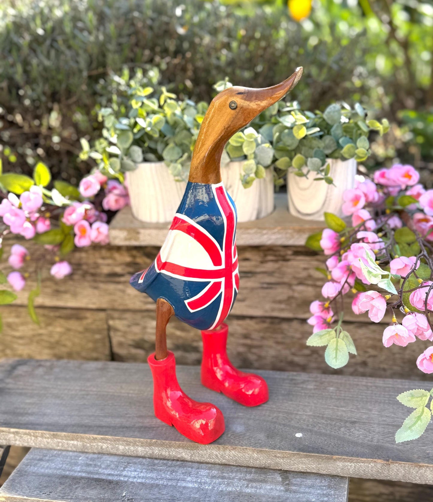 Handpainted Union Jack Duck
