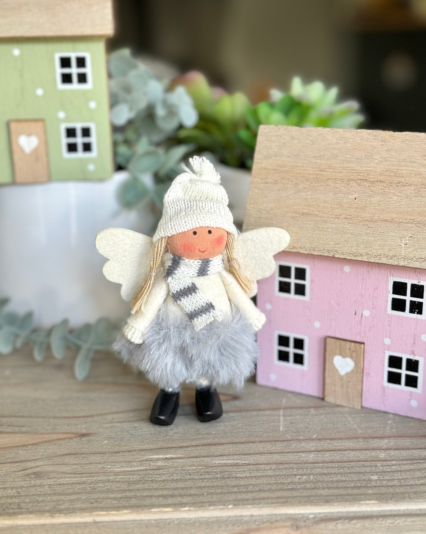 Soft Standing Pink/White/Grey Fairies  - Available in 3 designs