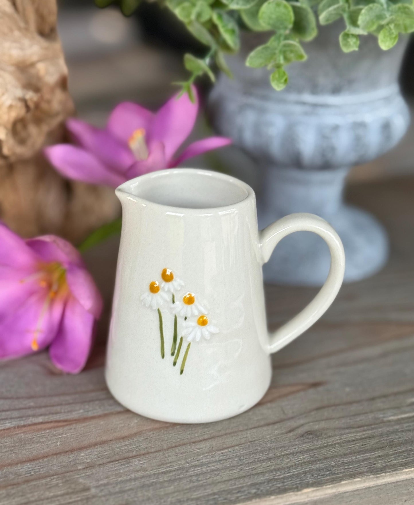 Charming Gisela Graham Embossed Mini Jugs