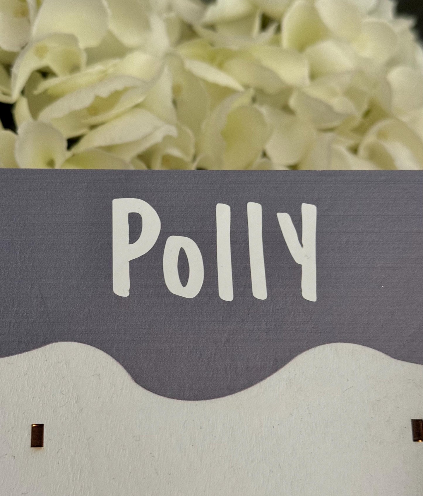 White Wooden LED Advent House