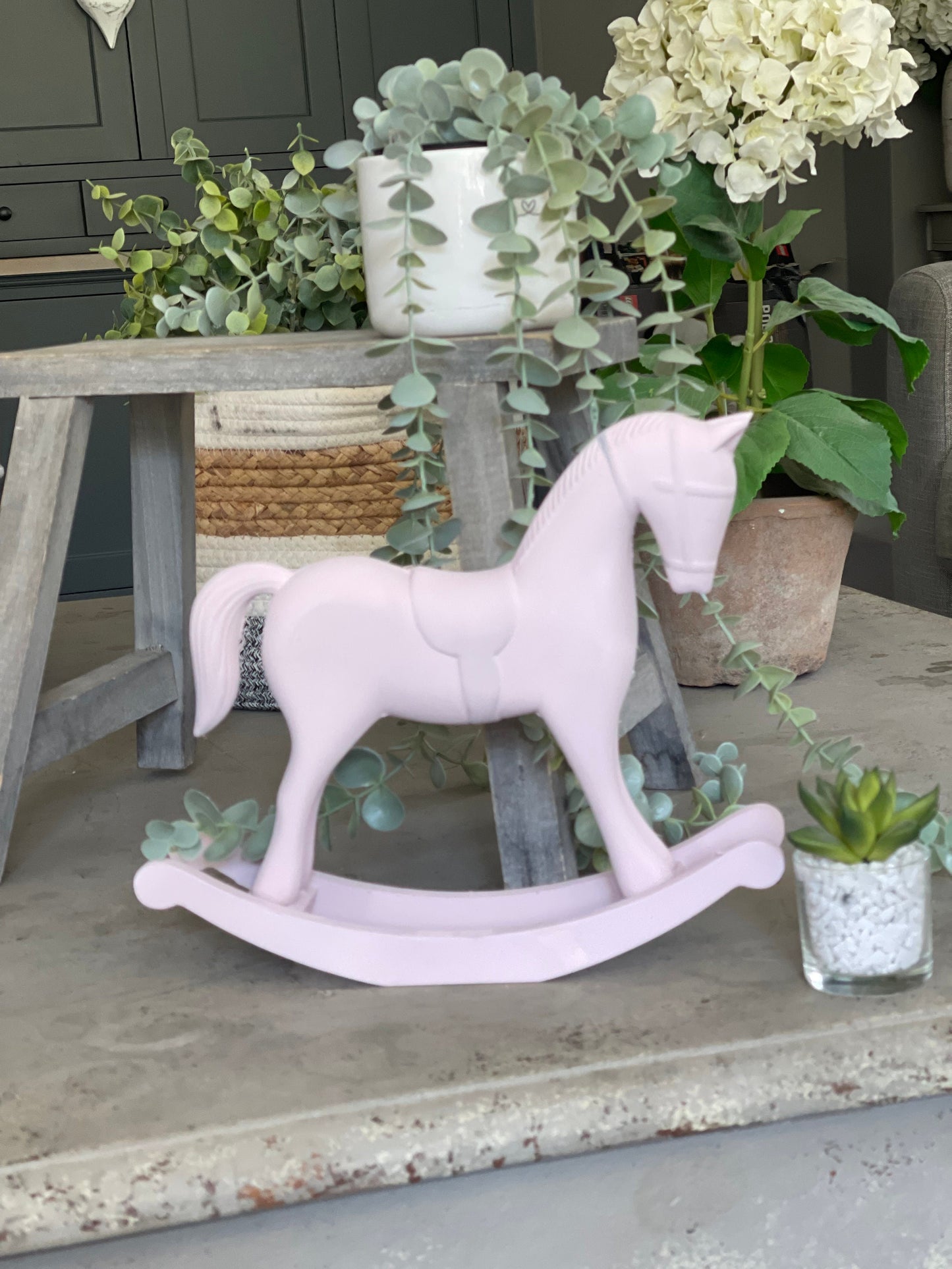 Wooden Rocking Horse - Available in 3 colours