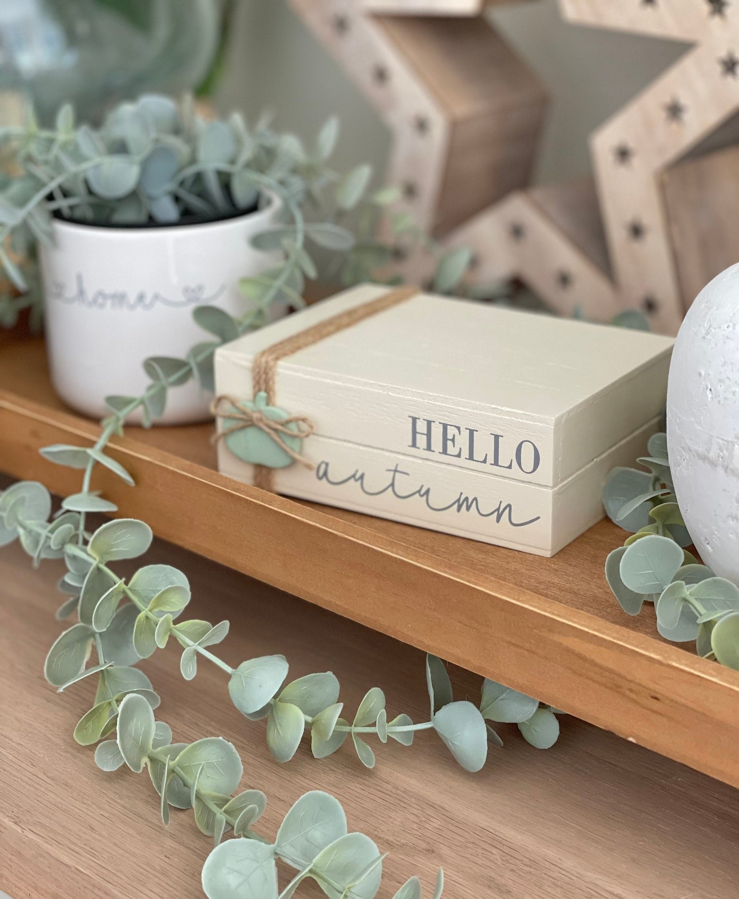 Autumn Book Stack Decor
