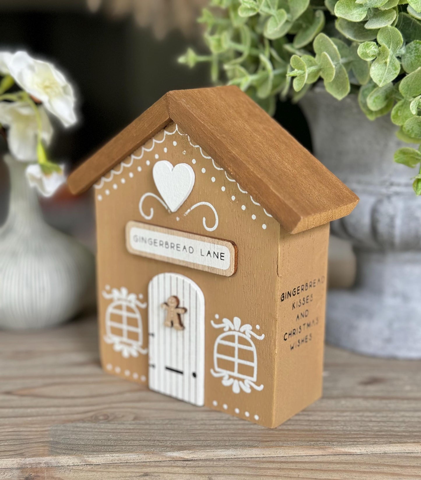 Wooden Gingerbread House