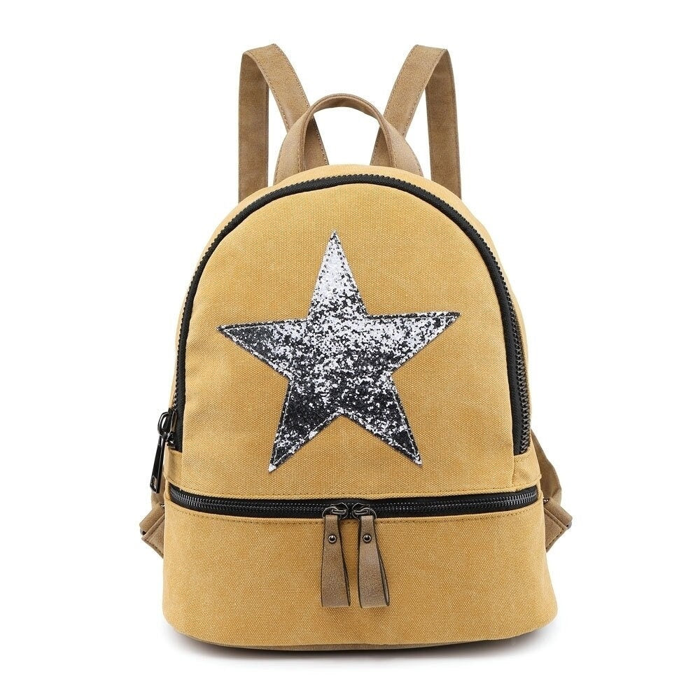 Star Light Rucksack/Backpack - Mustard Yellow