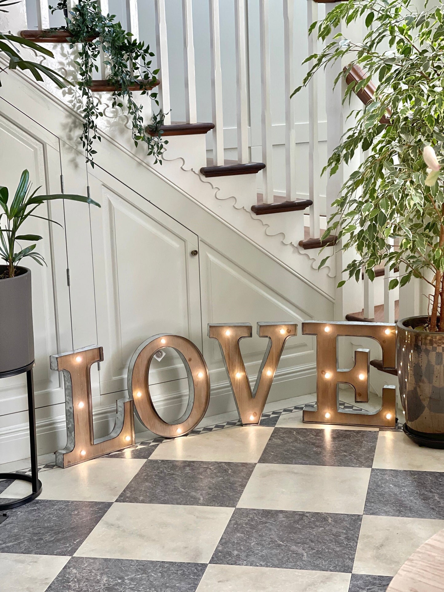 LOVE Metal LED Sign