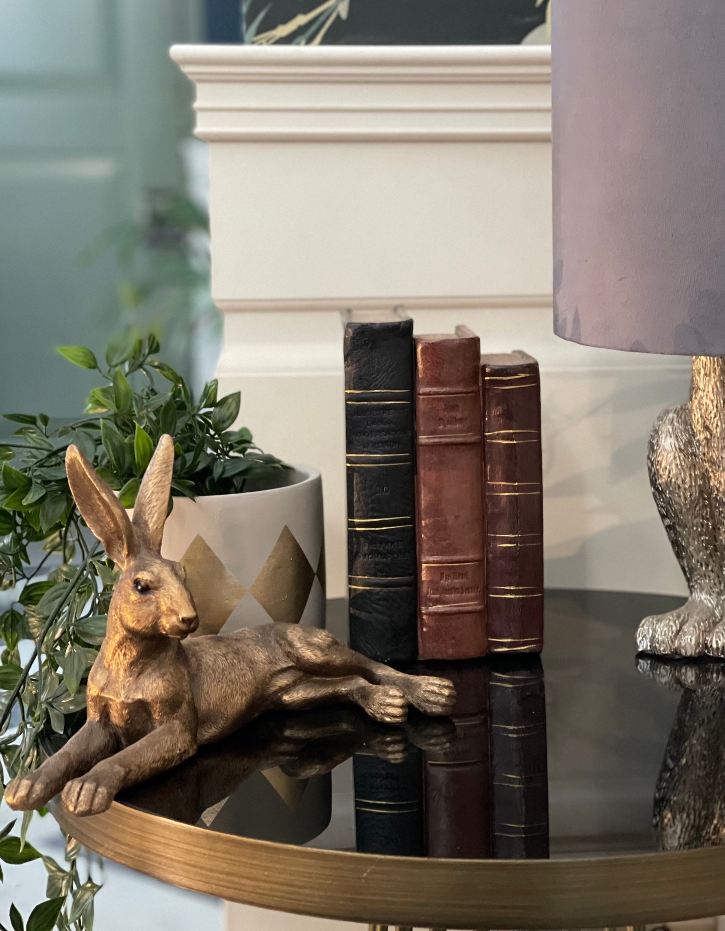 Vintage Book Ornament Stack