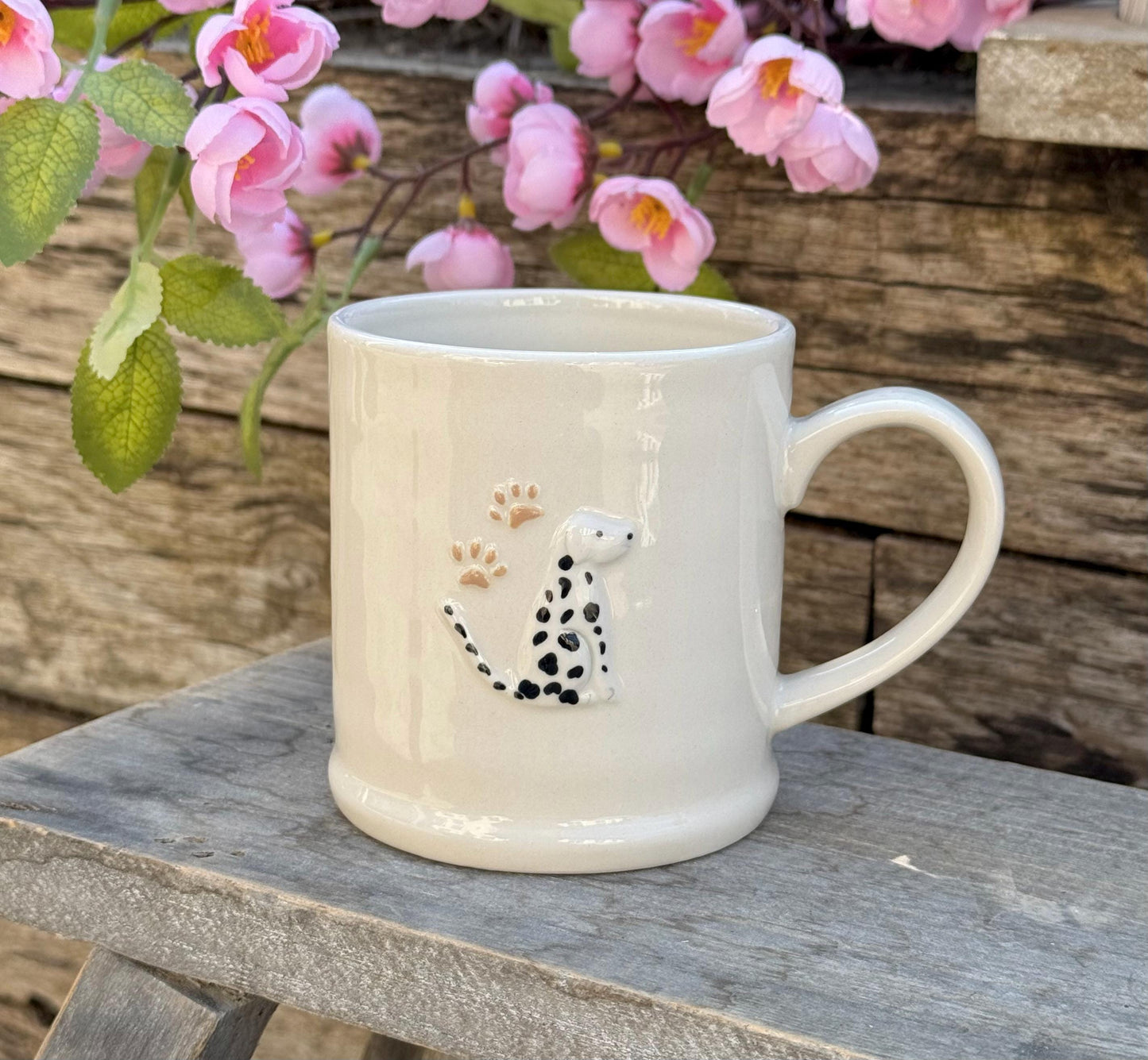 Embossed Animal Stoneware Mugs - Available in 4 designs