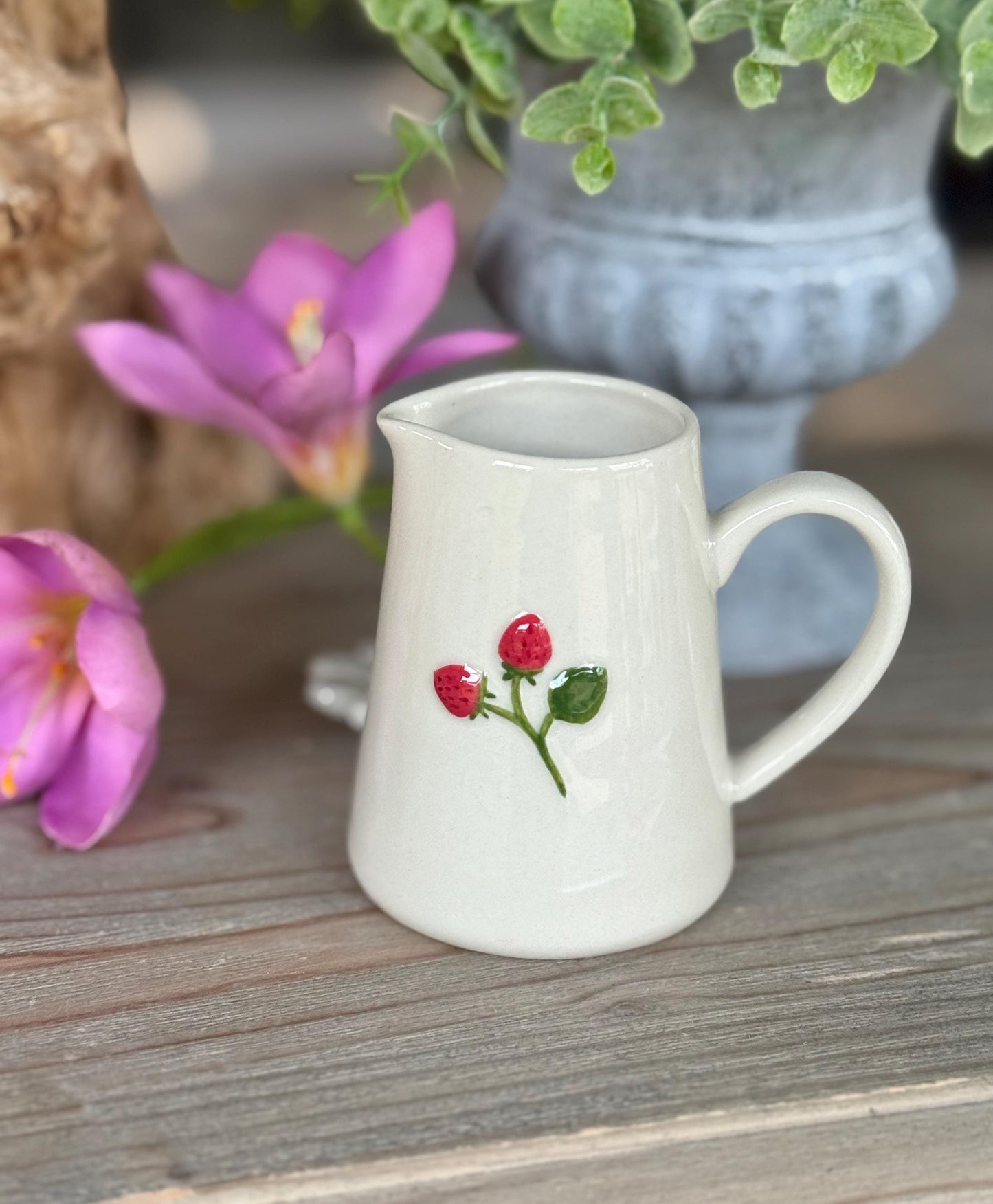 Charming Gisela Graham Embossed Mini Jugs