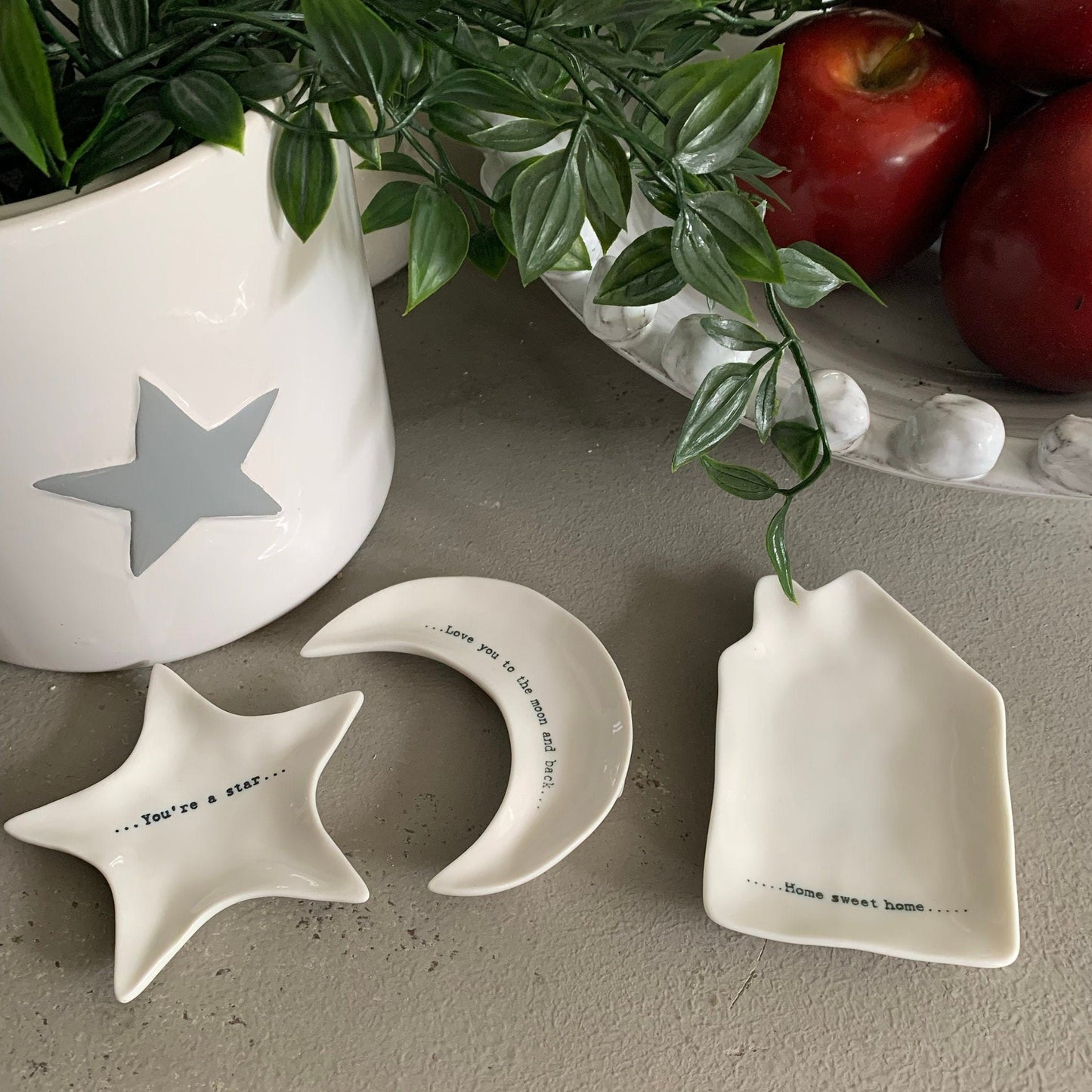 Little Porcelain Star Dish, 'You're a Star'