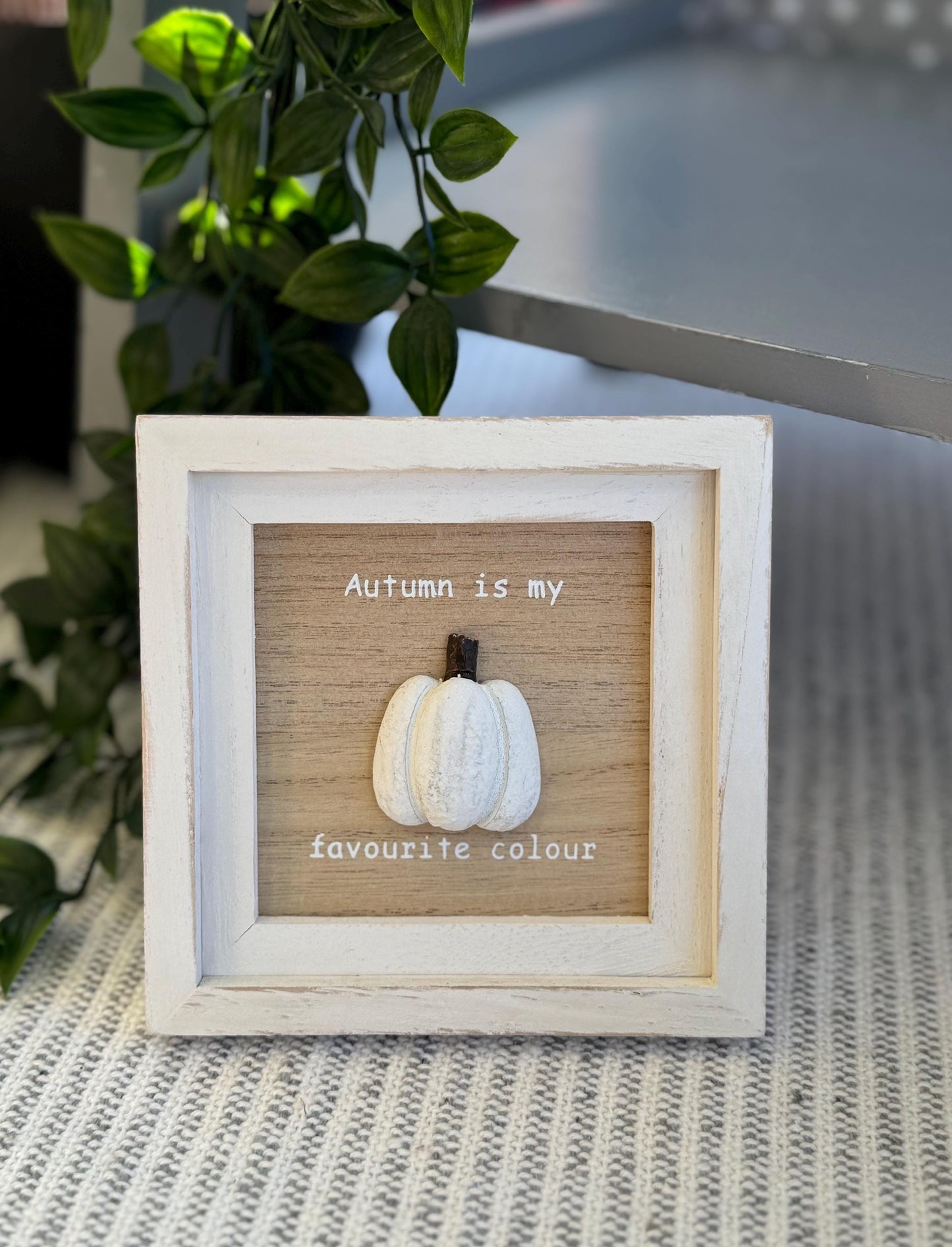 Autumn leaves and Pumpkins Autumn Signs - Available in 4 quotes