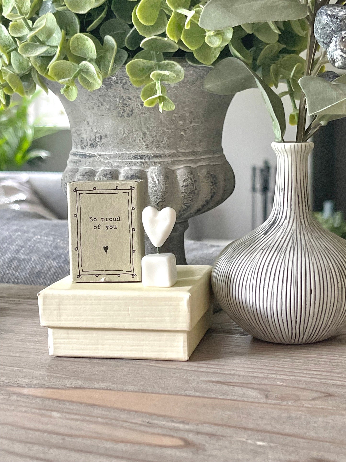 Gift Box - So proud of you keepsake gift Matchbox Heart