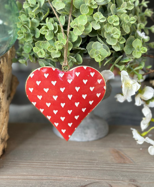 3D Large Red Heart Decoration