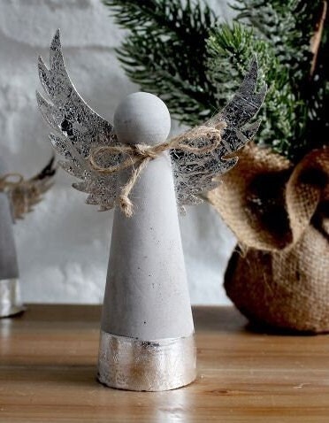 Cement Silver Angel - 2 sizes available