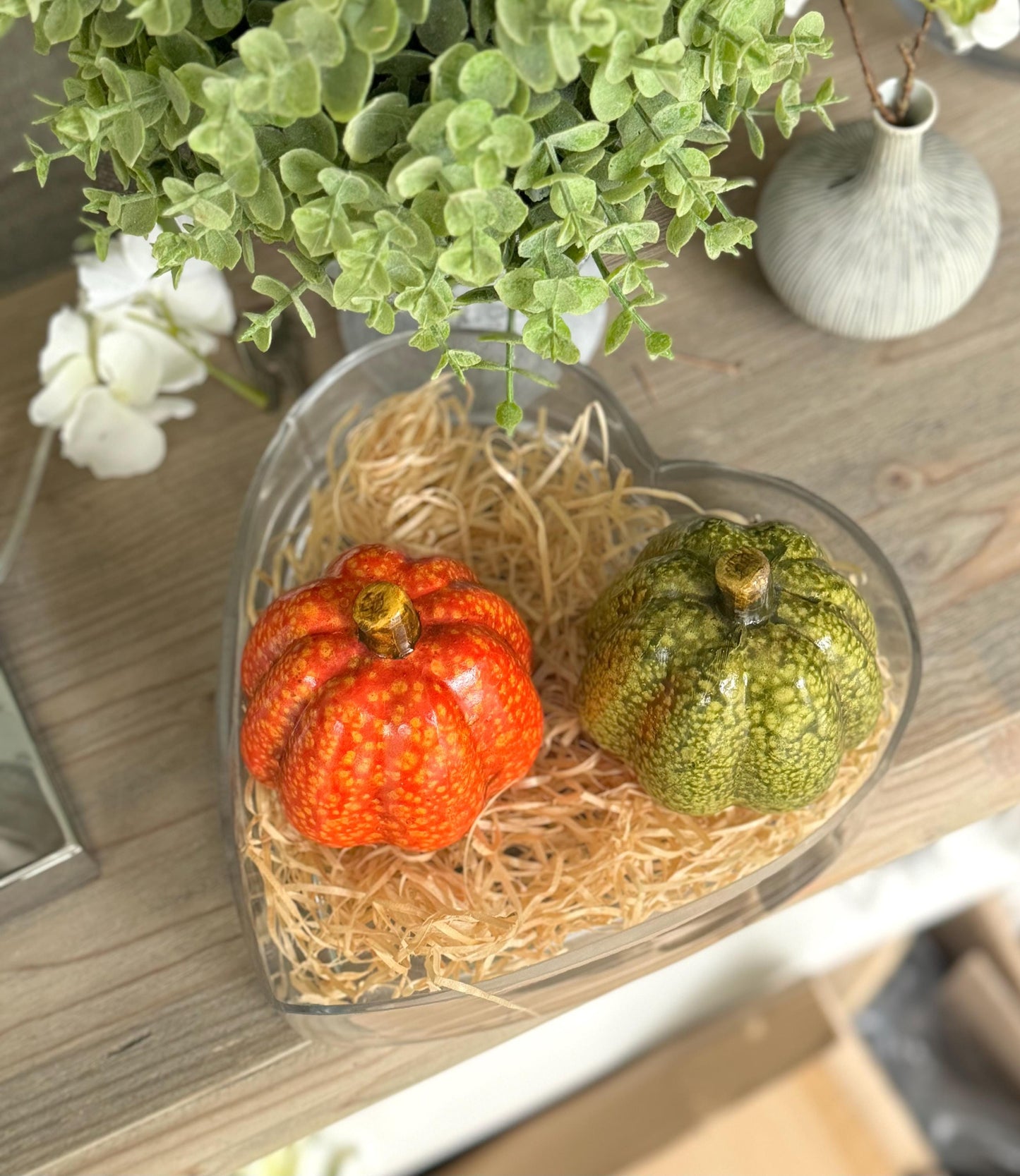 Speckled Ceramic Pumpkins - Choice of 2 Colours