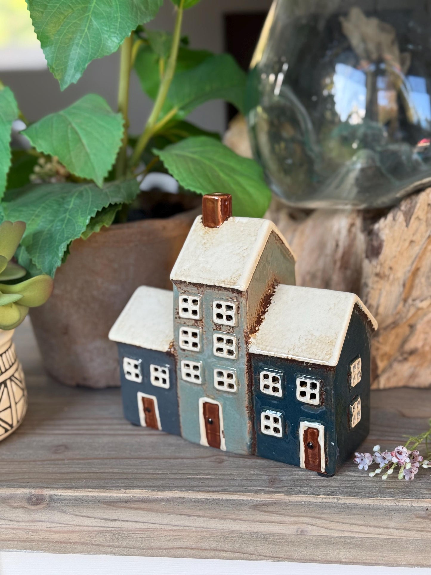 NEW! Country Chic Tealight Chateau