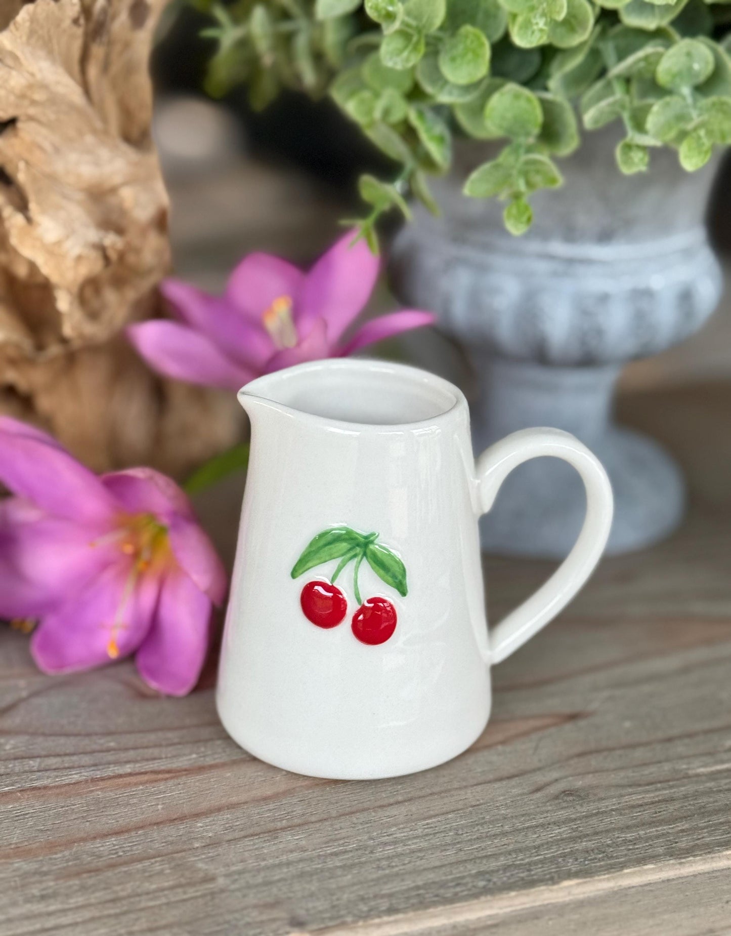 Charming Gisela Graham Embossed Mini Jugs