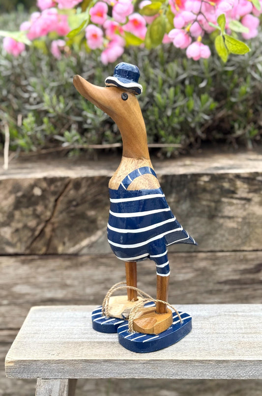 Hand-painted Beach Duck