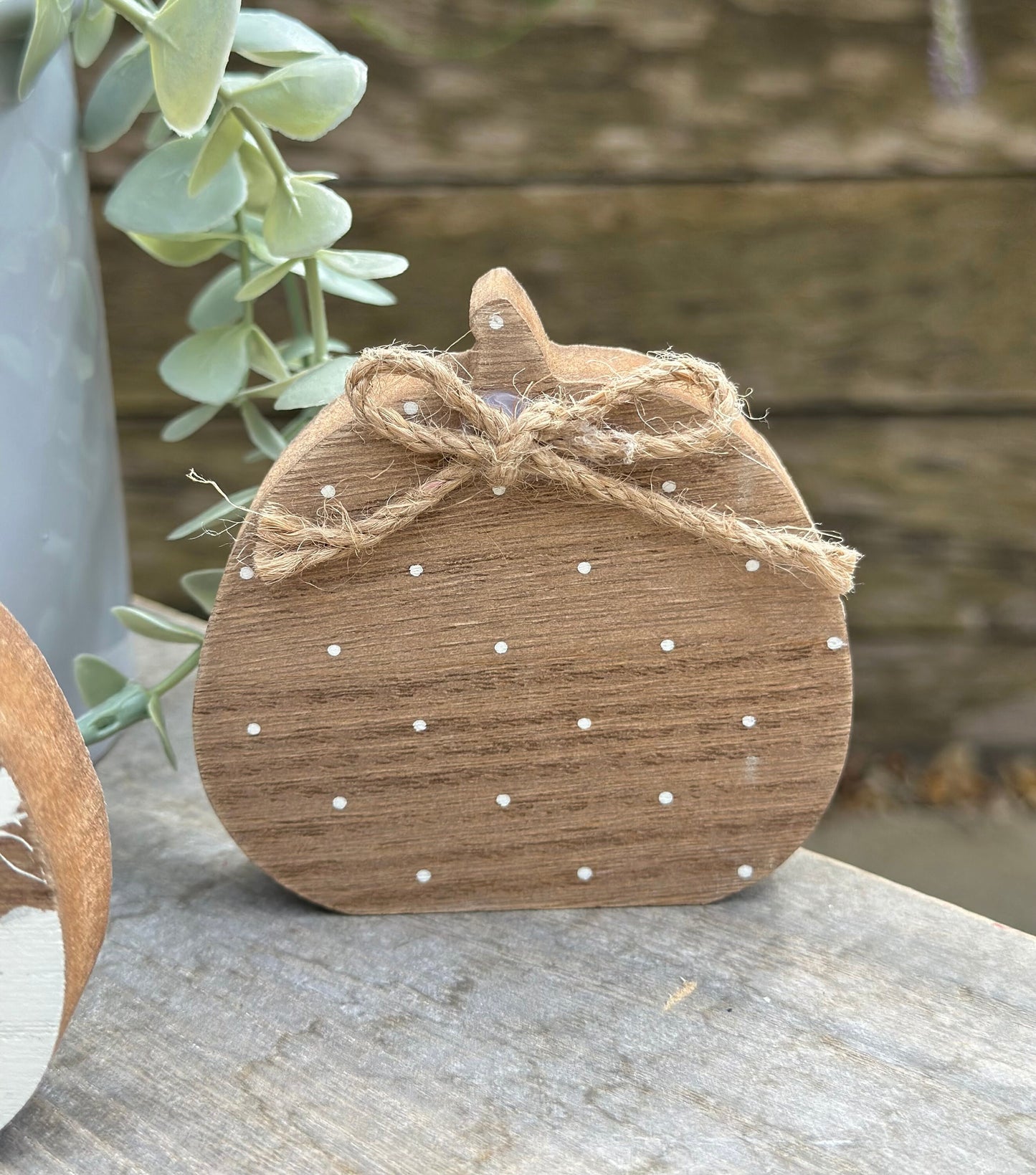 Autumn Wooden Pumpkins: available in 3 designs