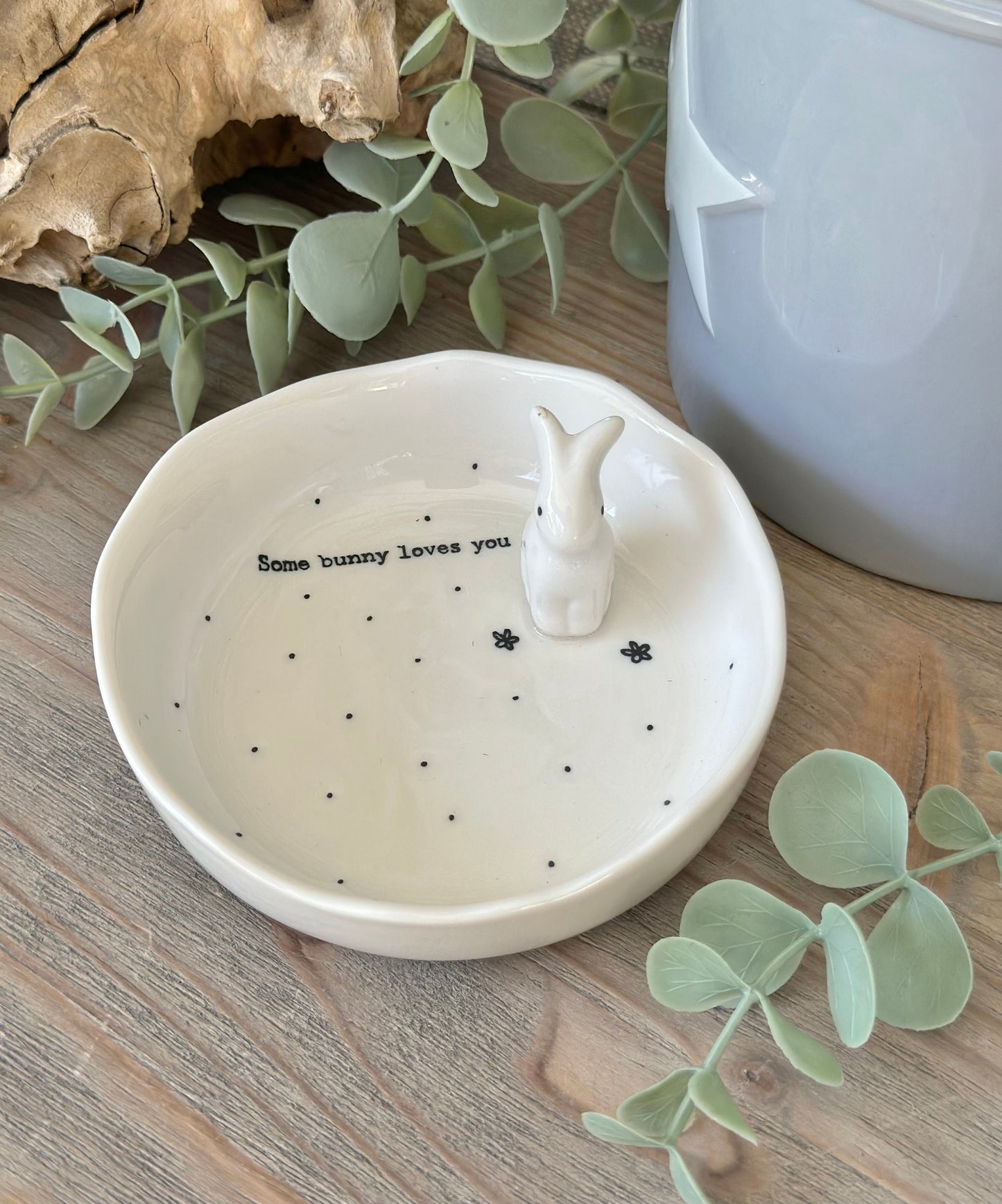 East of India 'Some Bunny Loves You’ Boxed Jewellery Dish