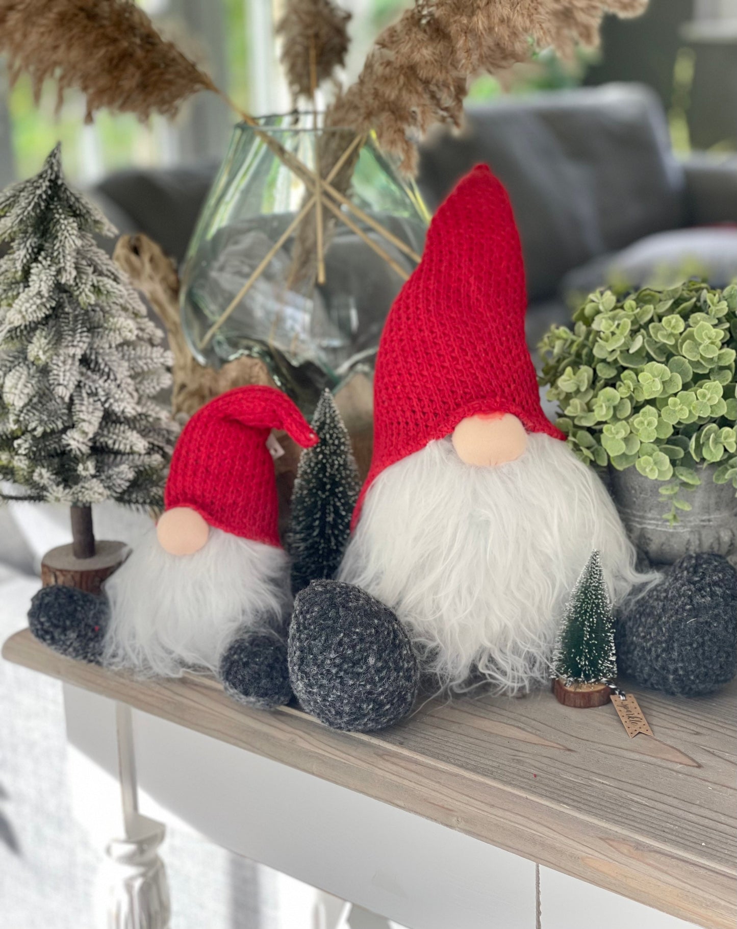 Large Festive Gonk with Red Hat