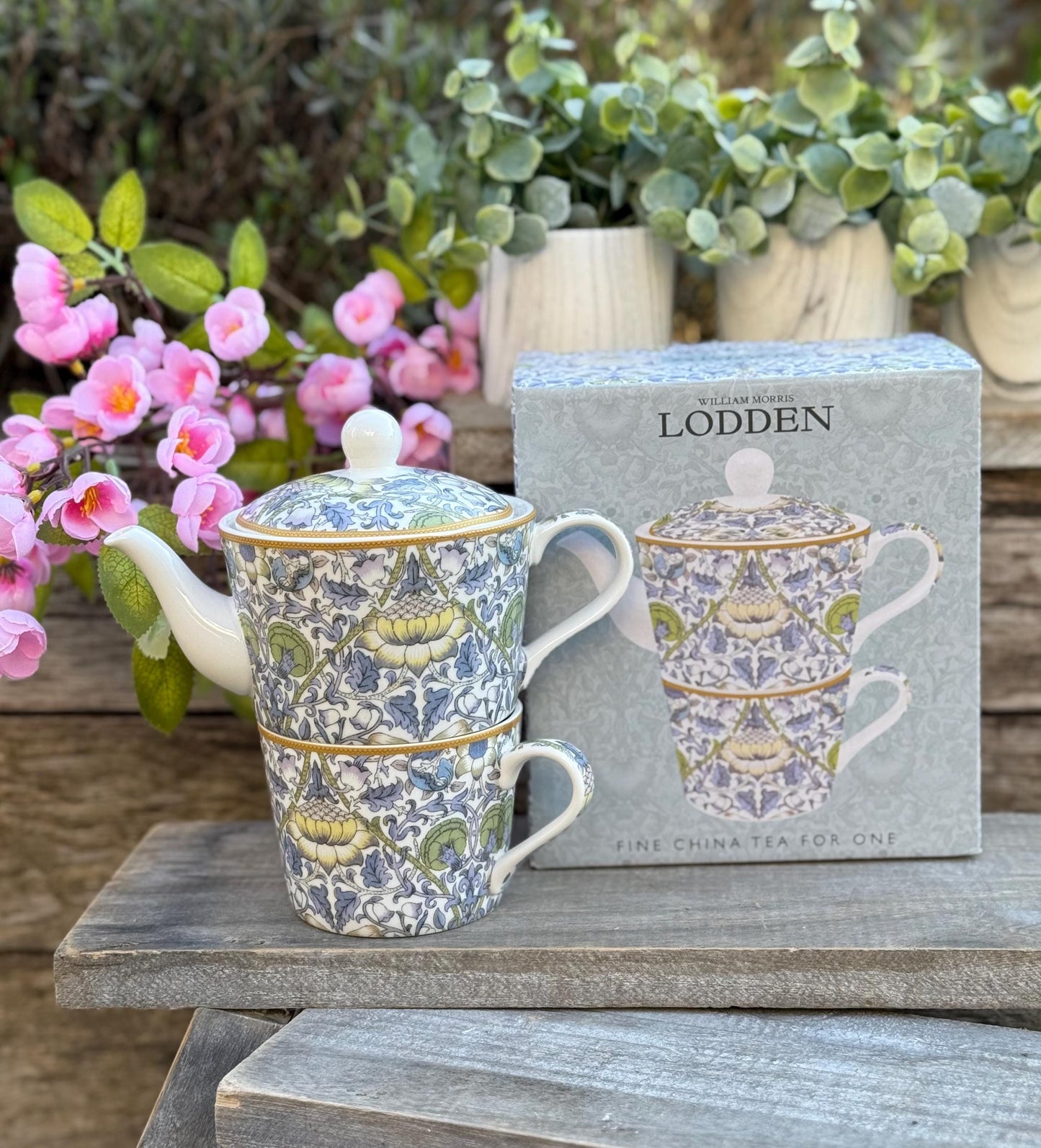 Tea for One - William Morris Lodden Porcelain Tea Set