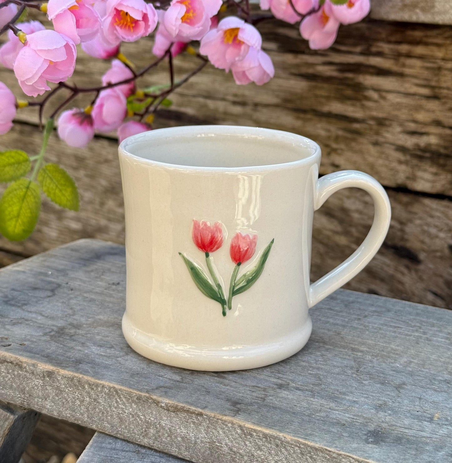 Beautiful Fruit/Floral Themed Embossed Mini Mug