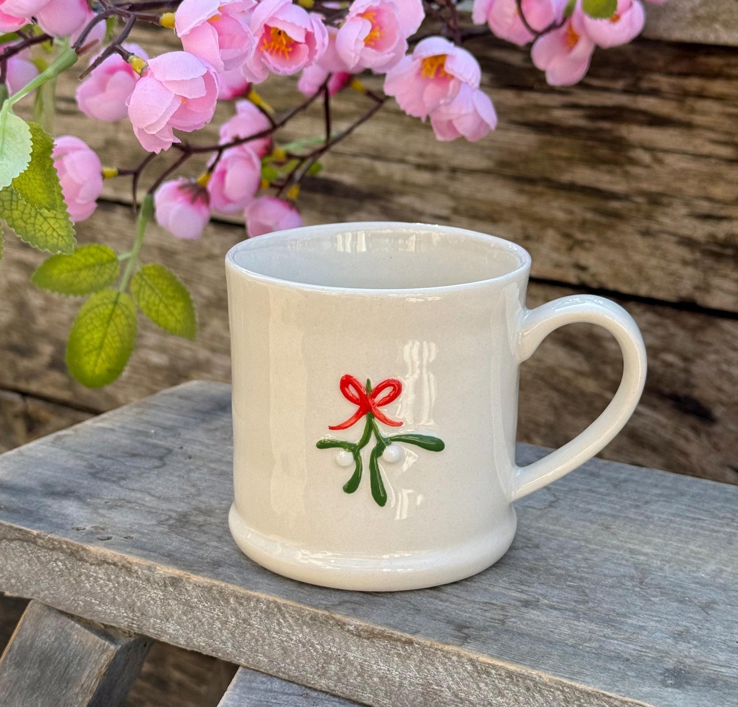 Beautiful Fruit/Floral Themed Embossed Mini Mug