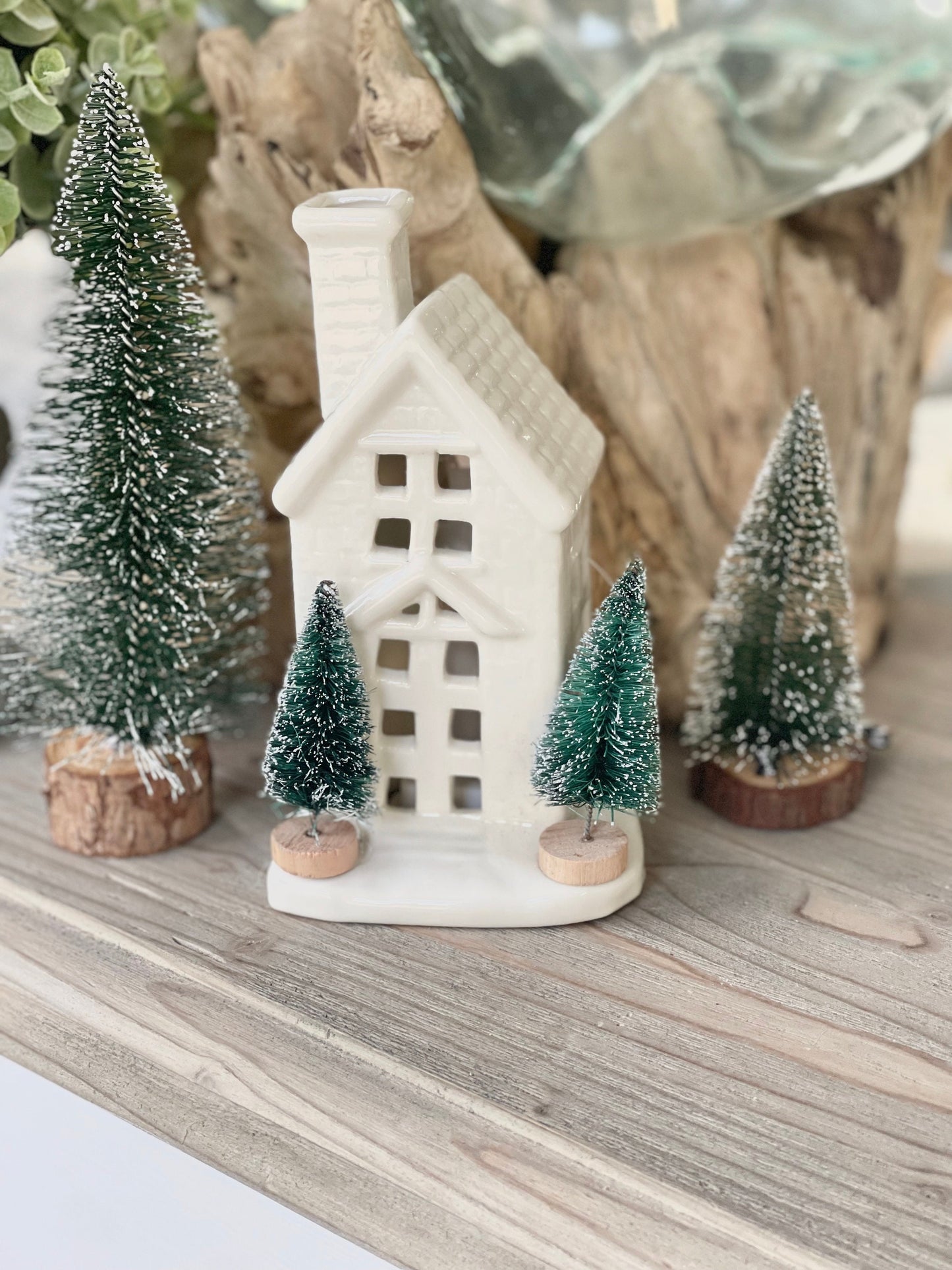 White LED Festive House - 2 Sizes Available