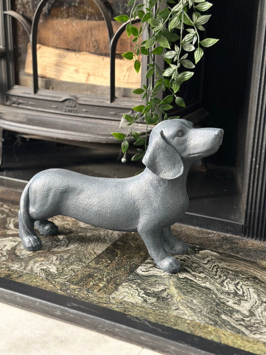 Charcoal Dachshund Ornament