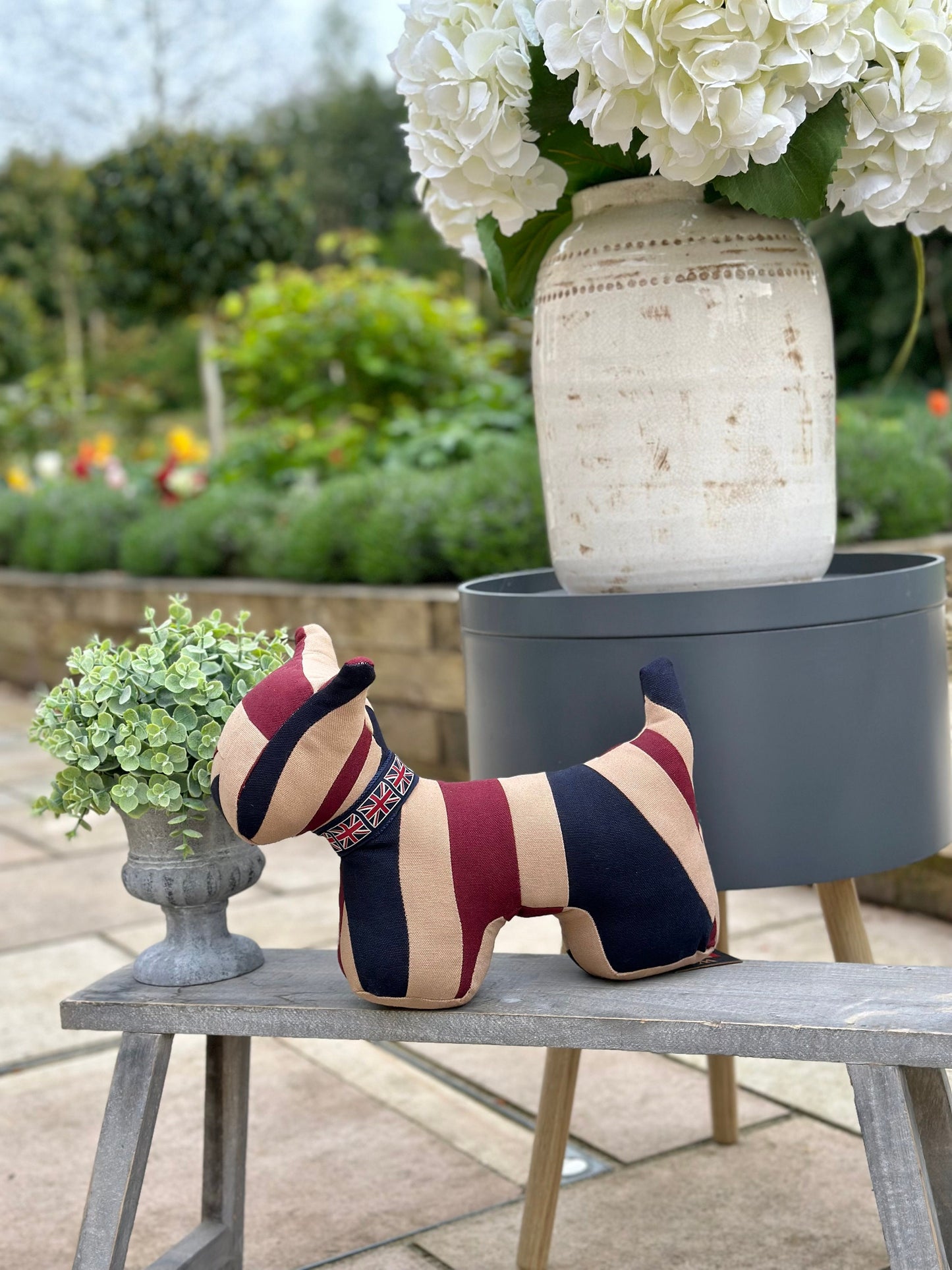 Union Jack Scottie Dog Doorstop