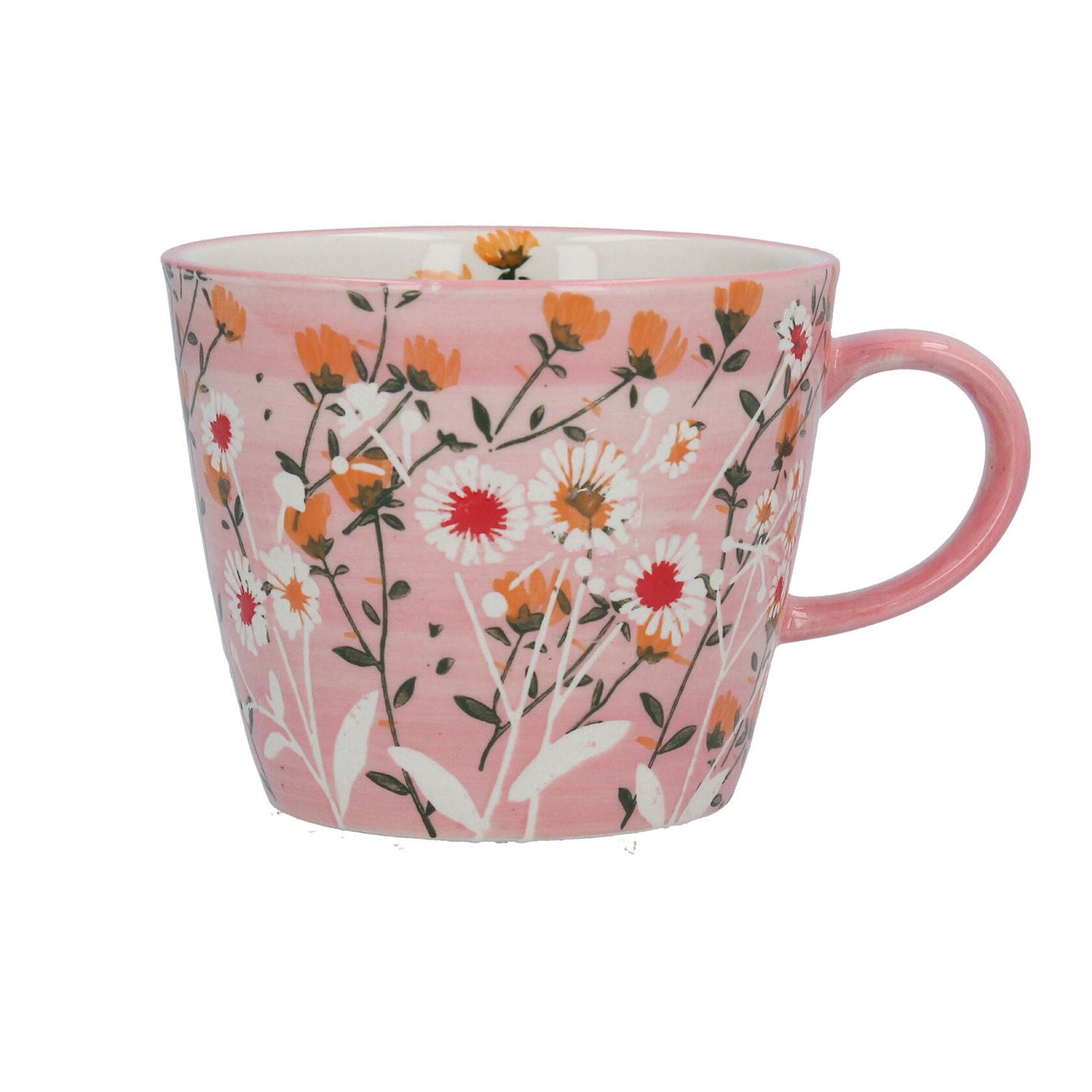 Ceramic Daisy Mugs 12.5cm - 2 Colour Options Available