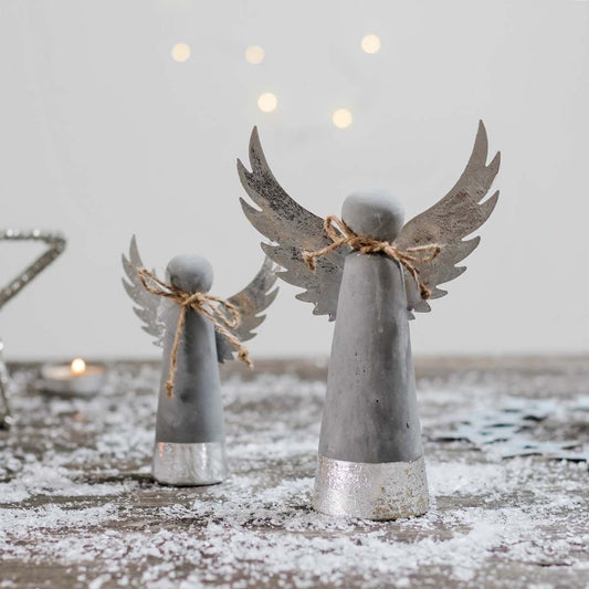 Cement Silver Angel - 2 sizes available