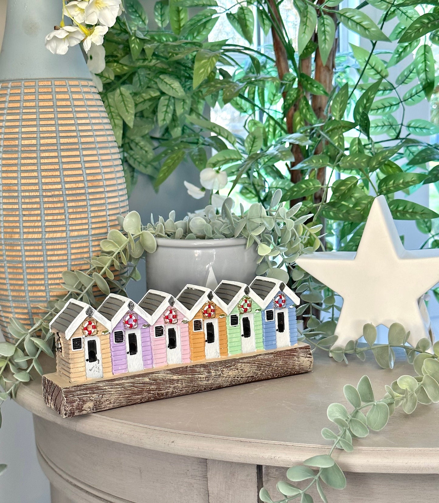 Beach Huts on a Block