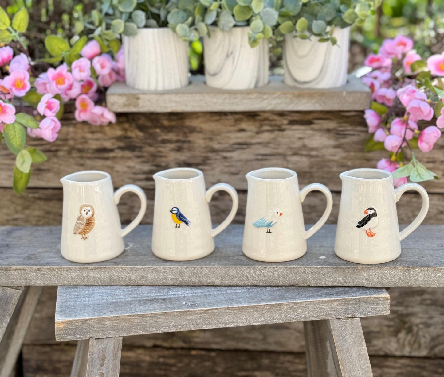 Embossed Mini Jugs - Animals