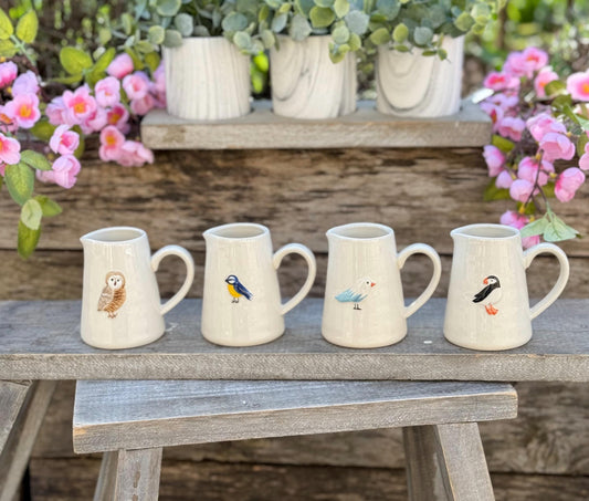 Embossed Mini Jugs - Animals