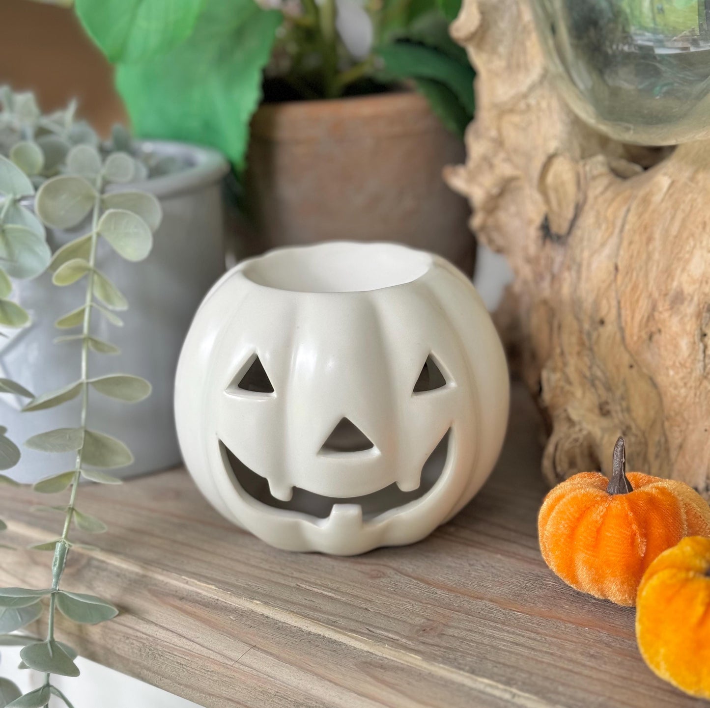 Cut Out Pumpkin Wax Melt/Oil Burner - 2 Colour Options