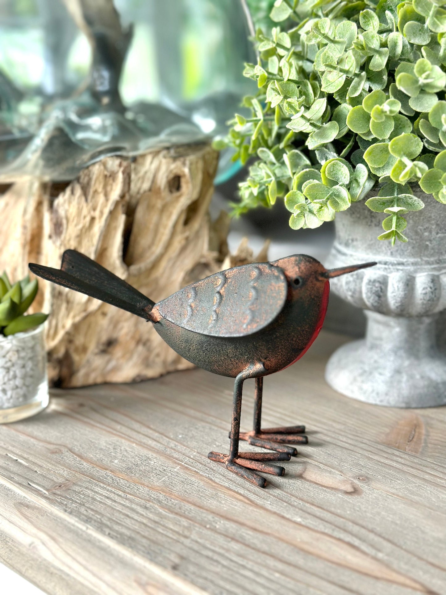 Metal Robin Ornament