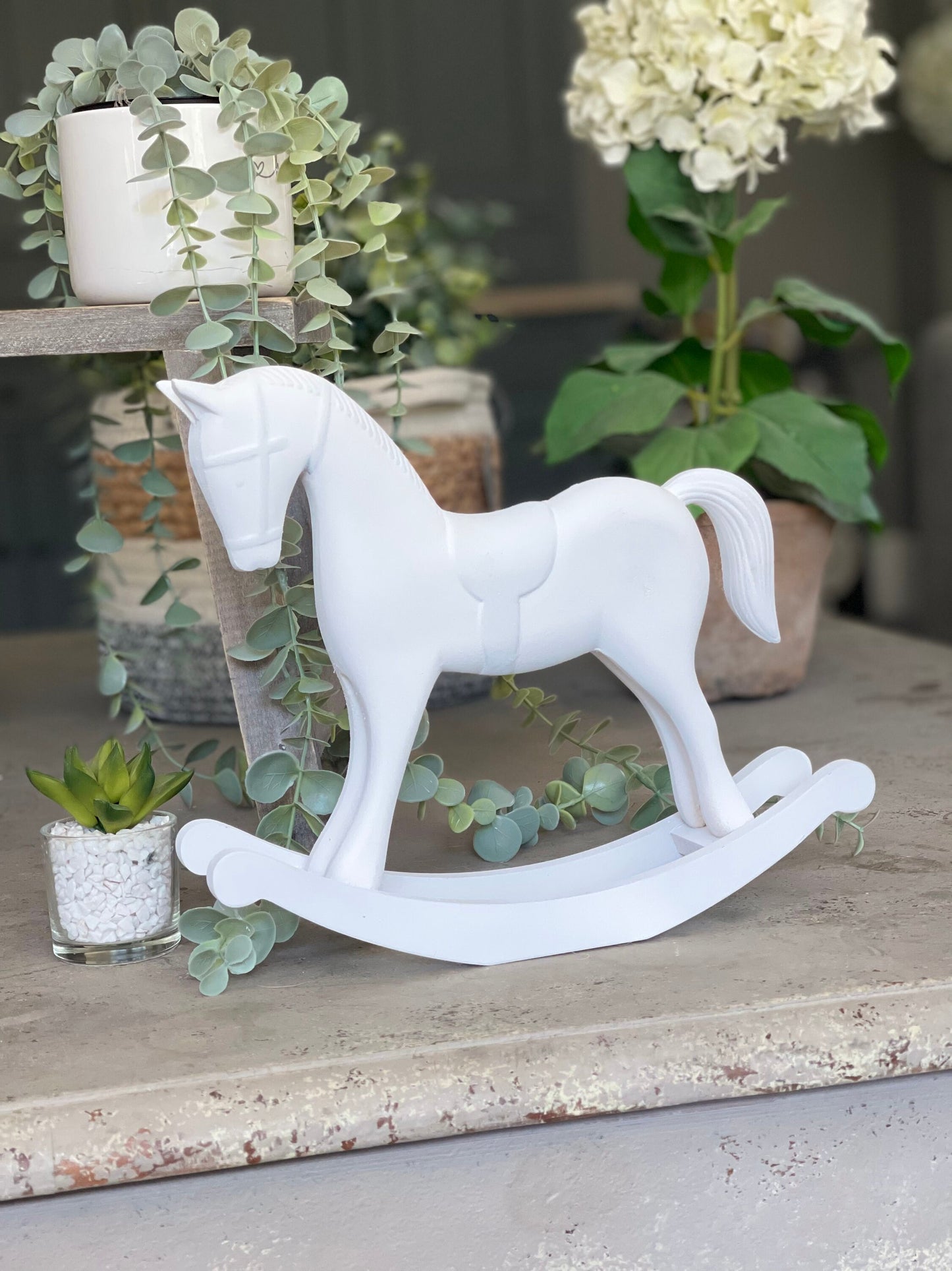 Wooden Rocking Horse - Available in 3 colours