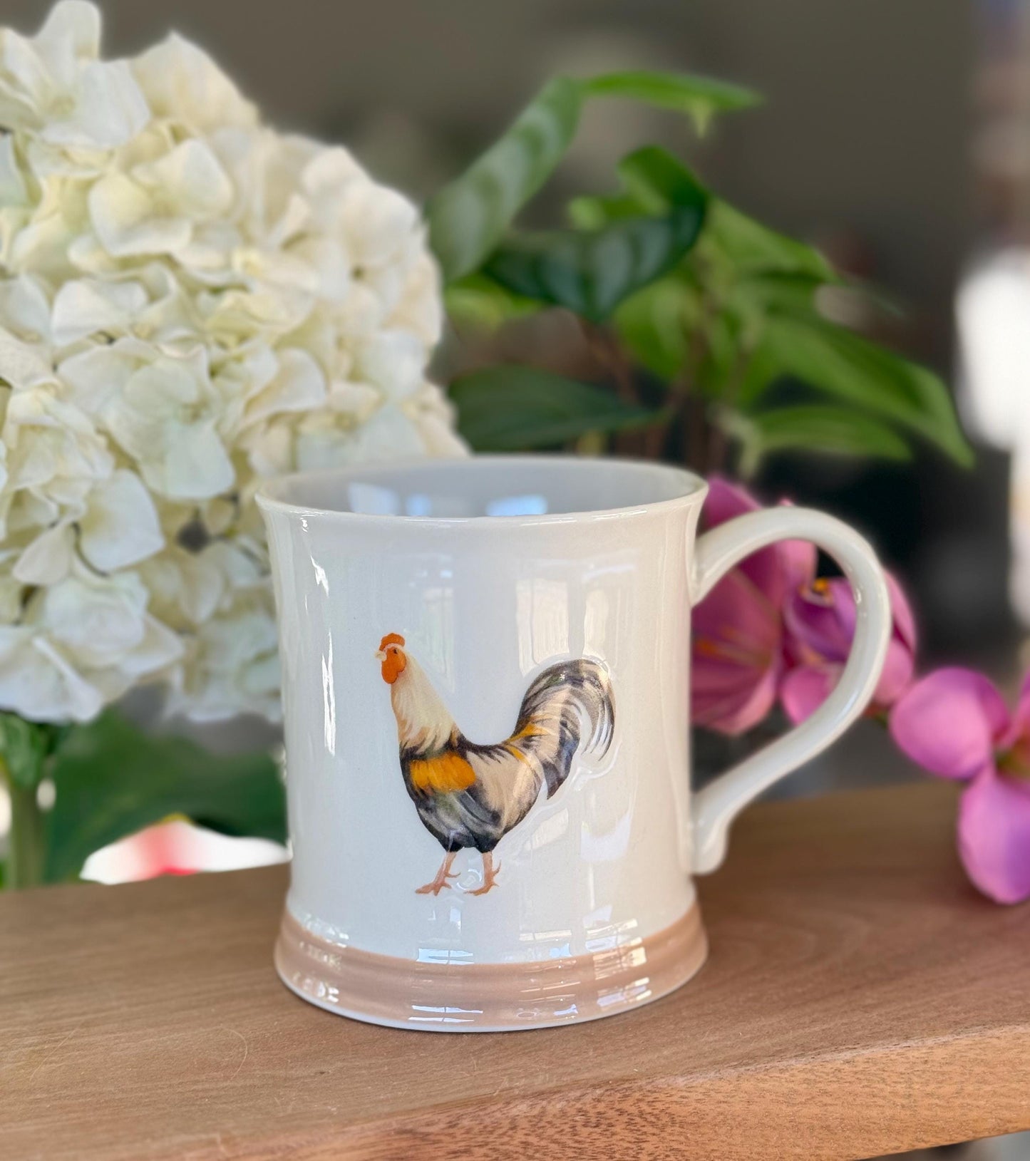 NEW Stoneware Embossed Mug - Horse, Hen, Cockerel, Duck, Dog