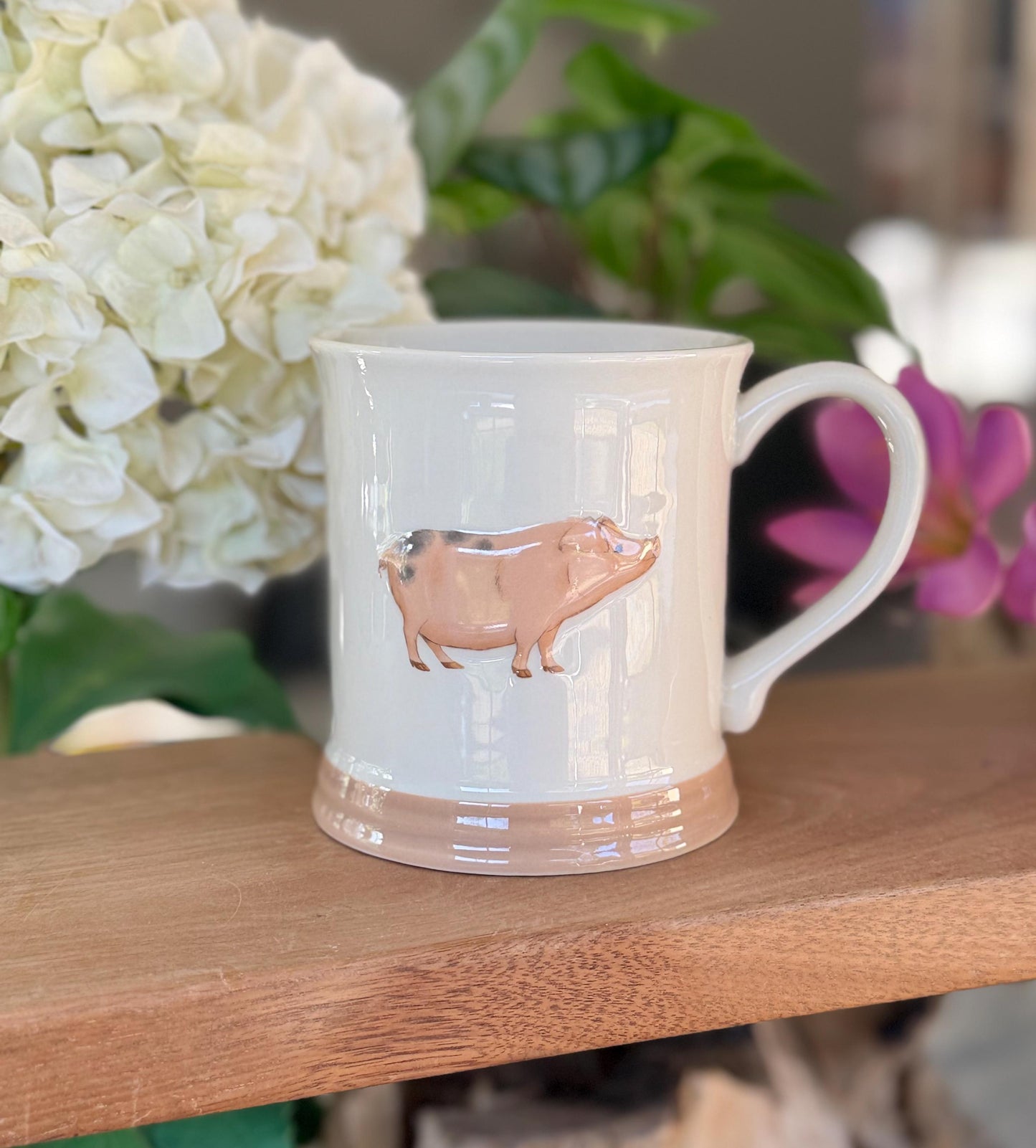 NEW Stoneware Embossed Mug - Sheep, Cow, Pig, Highland Cow and Donkey