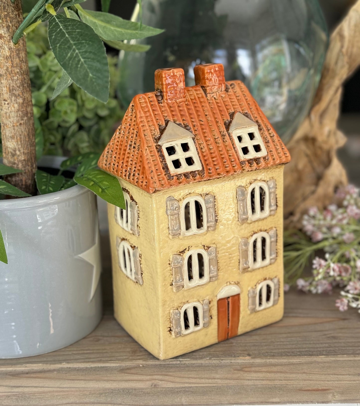 NEW! French Country Chateau Candle Holder