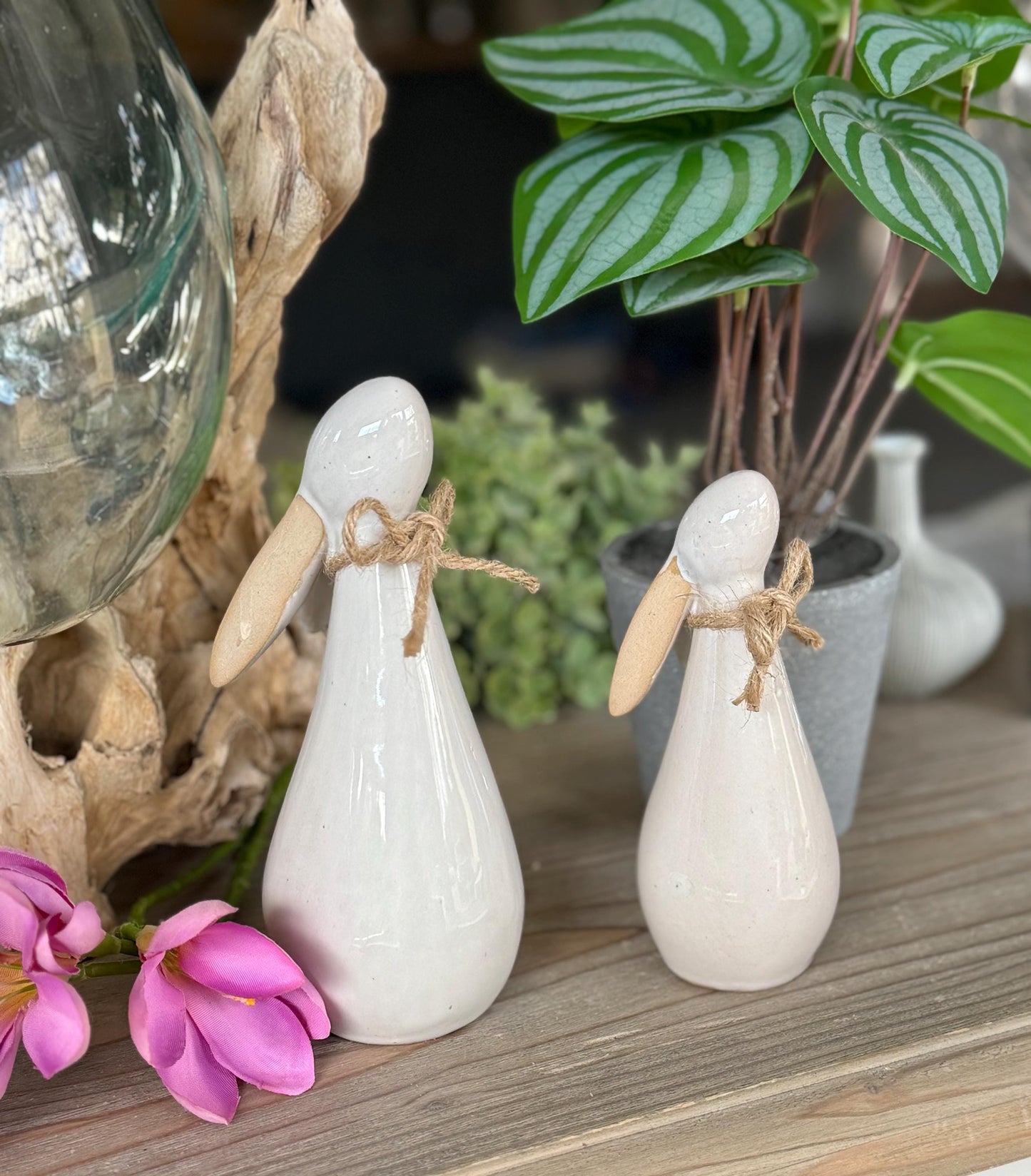 Ceramic White Bunny - Available in 2 Sizes