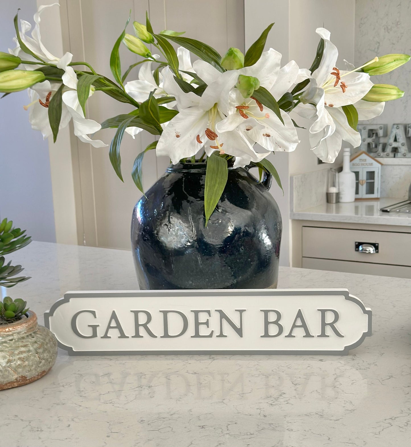 Wooden Sign - Garden Bar