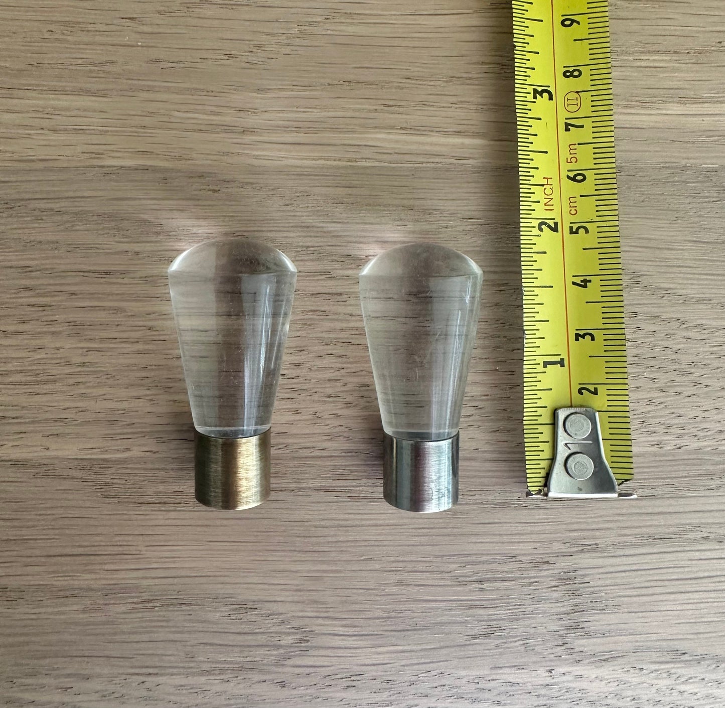 Acrylic Roman blind cord weight/cord pull/blind pull.  Available in 4 colours