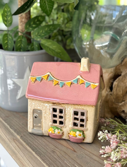 NEW! Garden Bunting Tealight House