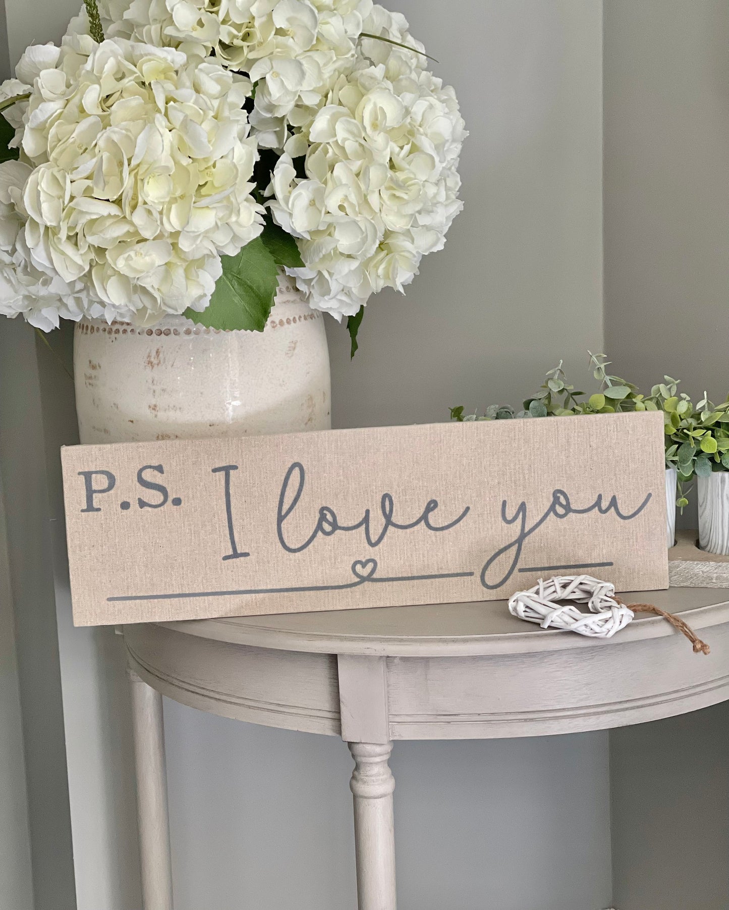 P.S I Love You Plaque