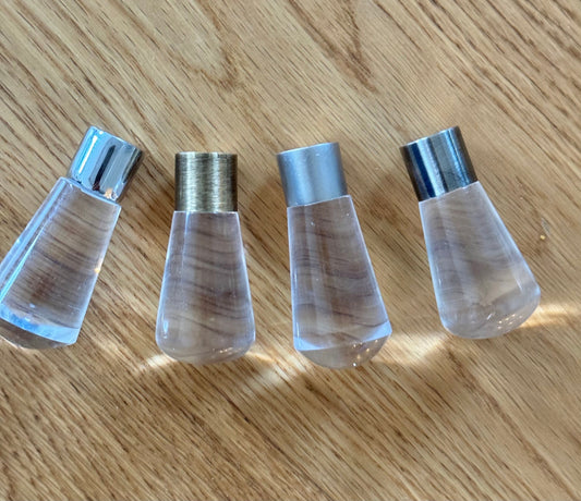 Acrylic Roman blind cord weight/cord pull/blind pull.  Available in 4 colours