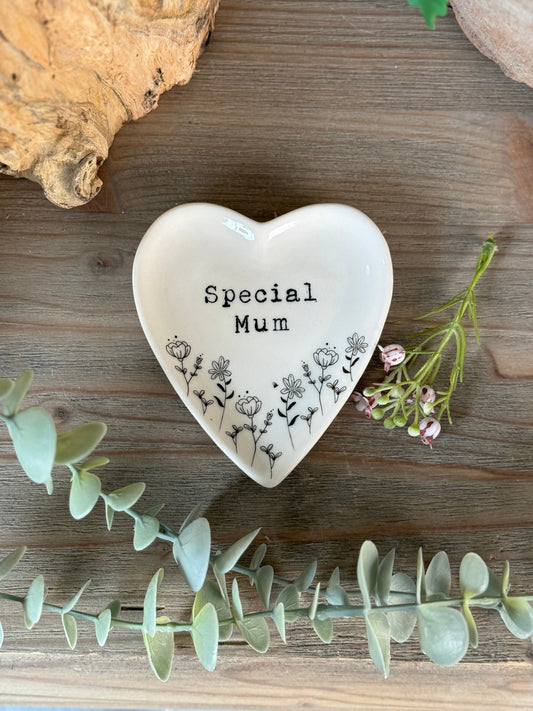 White Trinket Dish - Special Mum
